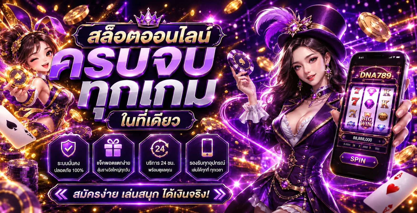 สล็อตเว็บตรง DNA789 พร้อมเกมและข้อมูล RTP